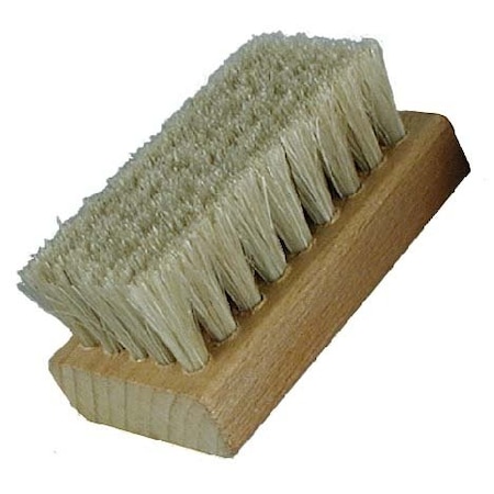 Gordon Brush Horsehair Bristle, 2-1/2 x 1-3/8 Wood Block Scrub Brush, PK12 869904HH